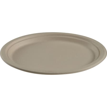 Abena Plates, Oval, Eco-Friendly Sugar Cane/Bagasse, 7.5 x 10.2 - Small, PK500 5190